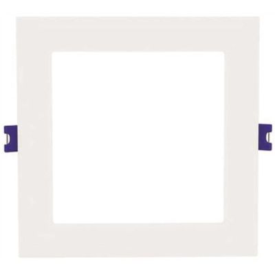 Lightolier 4" LED Flat Downlight, Square, 540/700 Lumens, 5 Cct, 9 Watts, White