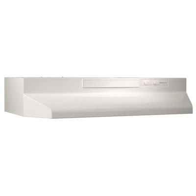 Broan 30-Inch Convertible Range Hood, White-On-white, 230 Max Blower CFM
