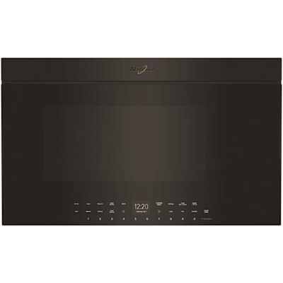 Whirlpool 30" 1.1 Cu.ft. Air-Fry Over-The-range Microwave, 950 W Black