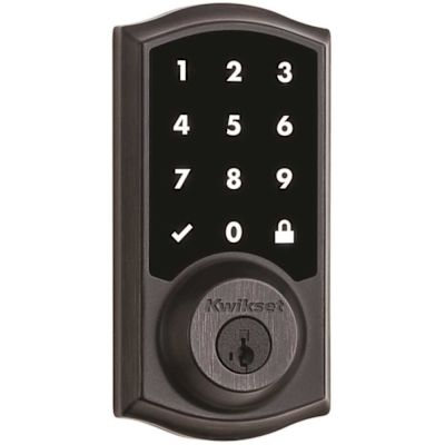 Kwikset Smartcode 916 Electronic Deadbolt With Zigbee,venetian Bronze