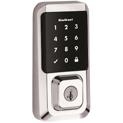 Kwikset Halo Touchscreen Wi-Fi Enabled Smart Lock, Polished Chrome