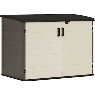 Suncast Commercial The Stow-Away Horizontal Shed - Modern