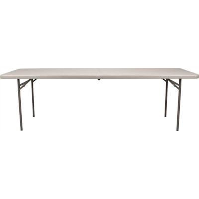 National Public Seating Comfort Max Fold In Half Table, 30" X 96"