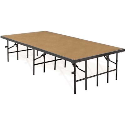 National Public Seating 4' X 8' Stage, 32" Height, Hardboard Floor