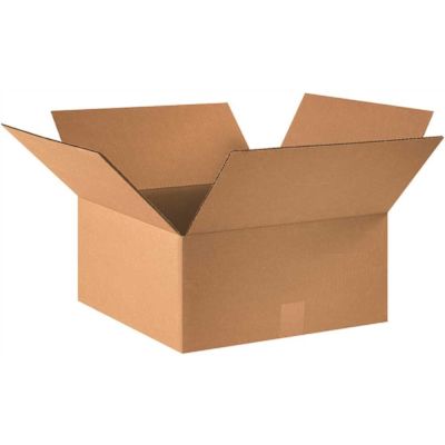 Box Partners Corrugated Boxes 15"x15"x7" Kraft Package Of 25