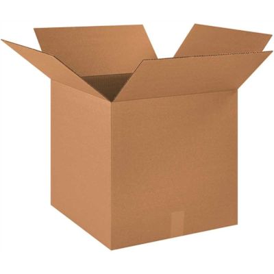 Box Partners Heavy-Duty Boxes 18"x18"x18" Kraft Package Of 20