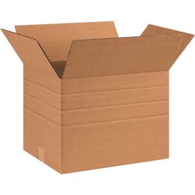 Box Partners Multi-Depth Corrugated Boxes 16"x12"x12" Kraft Package Of 25