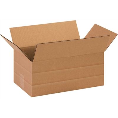 Box Partners Multi-Depth Corrugated Boxes 14"x8"x6" Kraft Package Of 25