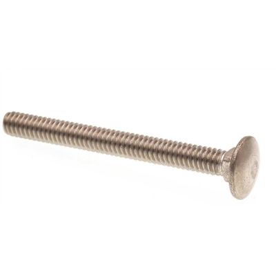 Generic Carriage Bolts, 1/4 In-20 X 2-1/2 In, Grd 18-8 Ss, Package Of 25