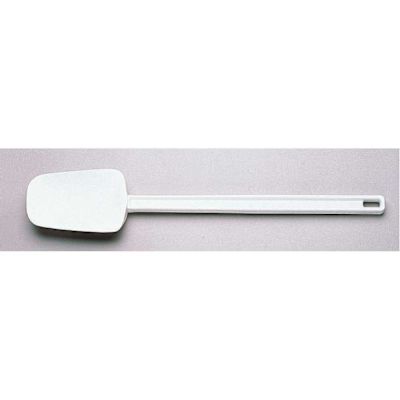 Rubbermaid Commercial 1933 White Spoon-Shaped Spatula Package Of 36