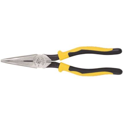 Klein Tools 8'' Journeyman Heavy-Duty Long-Nose Side-Cutting Pliers