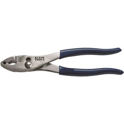 Klein Tools Slip-Joint Plier With Hose Clamp 8"