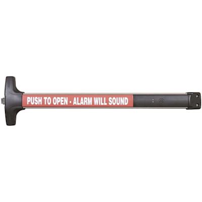 Detex Aluminum Value Series Rim Exit Device 36" With Less Dogging