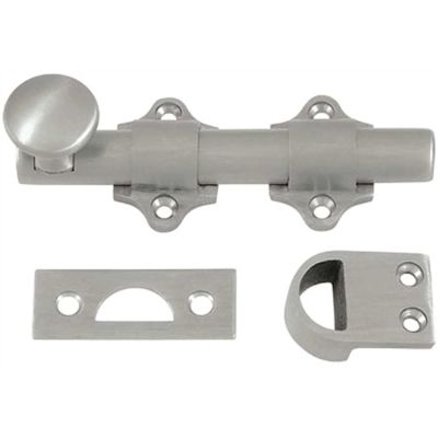 Ives Dutch Door Bolt, 1-1/8 Projection, Satin Chrome