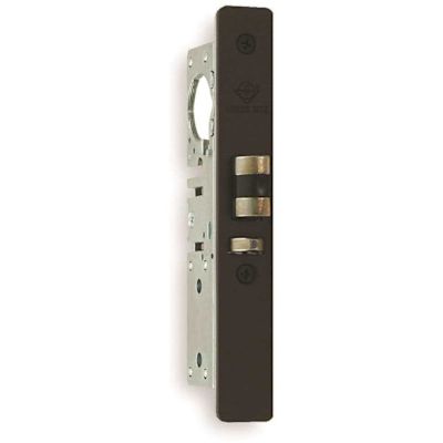 Adams Rite Dark Bronze Flat Face Rh/lhr Standard Deadlatch With 1-1/8" Backset