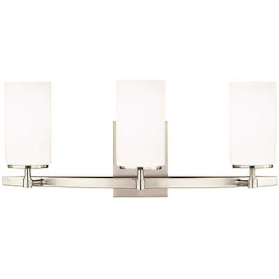 Generation Lighting Alturas 9.5 Watts Three Light Bath Sconces Brushed NICKEL