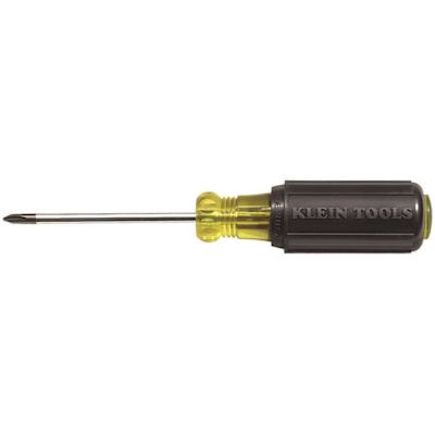 Klein Tools Black #1 Phillips Screwdriver 6.75" With Round Shank 3"