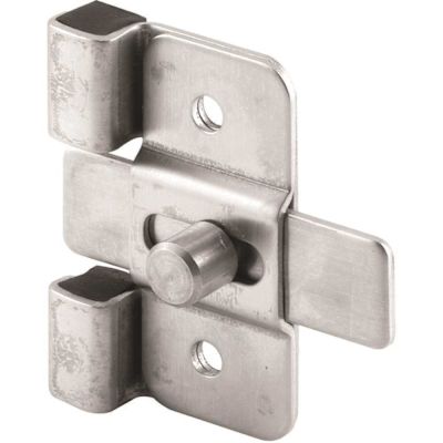 Generic Sentry Latch & Srike Kit, 1-7/8" Door, Satin Stainless Steel, Fasteners