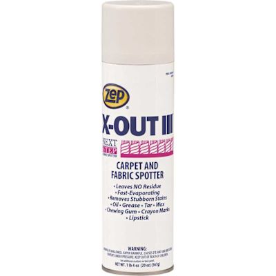 Zep X-Out Iii Carpet And Fabric Spotter, Case Of 12