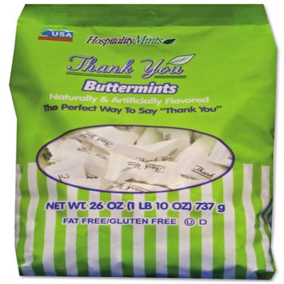 Hospitality Mints 26 Oz Thank You Buttermints Candies