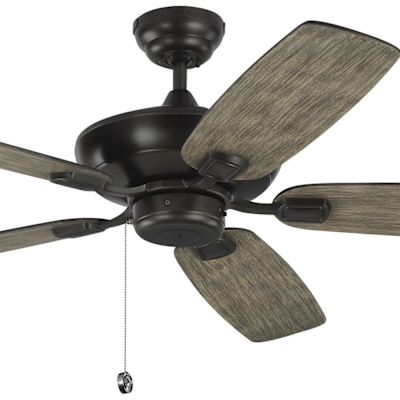 Generation Lighting Colony Max 52" Indoor/Outdoor Aged Pewter Ceiling Fan