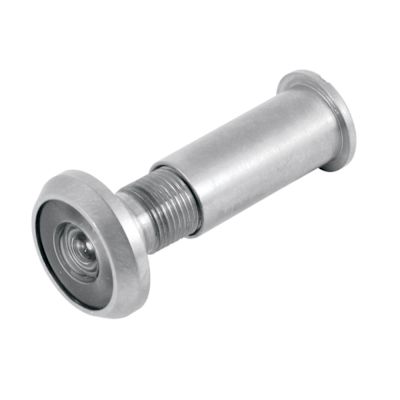 Generic Dr Viewer, 9/16in Bore Diameter, Solid Brass Housing, Satin Nkl