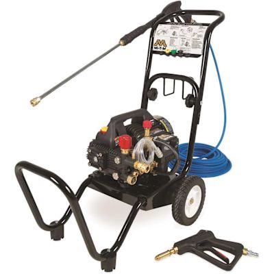 Mi-T-M Corporation 1,400 PSI Electric Pressure Washer/mister Combination W/cart