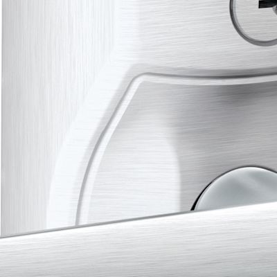 Schlage Keypad Flex Lock Elan Lever, Satin Chrome