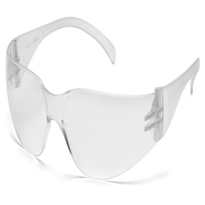 Pyramex Intruder Safety Glasses-Clear Temples-Clear Lens Case Of 12