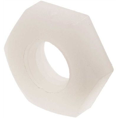 Generic #10-32 Machine Screw Hex Nut, Nylon, Package Of 25