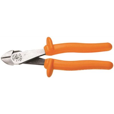 Klein Tools Insulated High-Leverage Diagonal Cutting Plier 8"