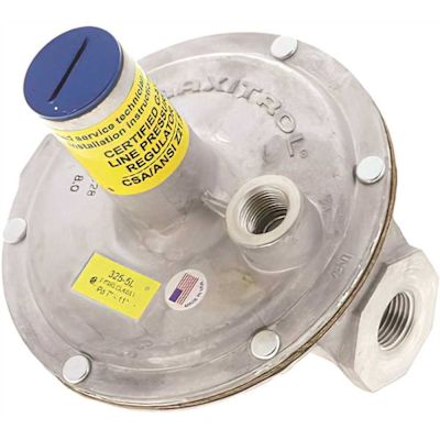 Maxitrol 1/2" Npt 2 PSI Max Inlet 7-11" Wc Outlet Line Pressure Gas Regulator