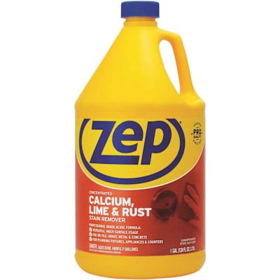 Zep Commercial Calcium, Lime And Rust Stain Remover, 1 Gallon, Case Of 4