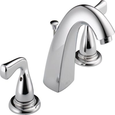 Delta Foundations Two Handle Widespread Bathroom Faucet