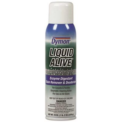 Dymon Liquid Alive Carpet Cleaner/deodorizer, 20 Oz, Aerosol, Carton Of 12