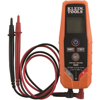 Klein Tools Orange Digital Ac/dc Voltage/continuity Tester