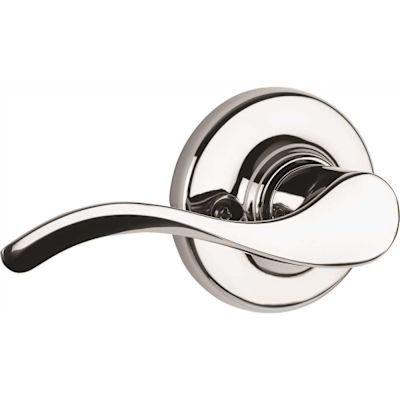 Kwikset Balboa Dummy Lever, Left Hand, Polished Chrome
