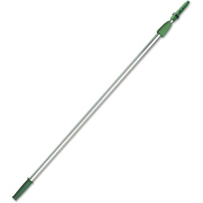 Unger Anodized Extruded Aluminum Pole Nylon Locking Collar, Telescopic 8 Foot