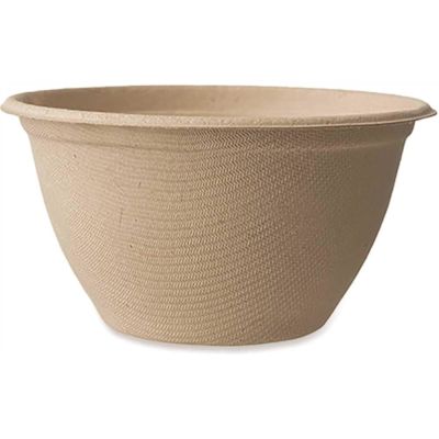 World Centric Fiber Bowl 6oz Natural Paper Case Of 1000
