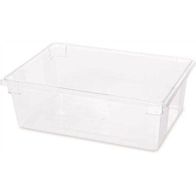 Rubbermaid Commercial 12.5 G Clr Plycrbnt Food Strg Box 26 X 18 X 9 Package Of 6