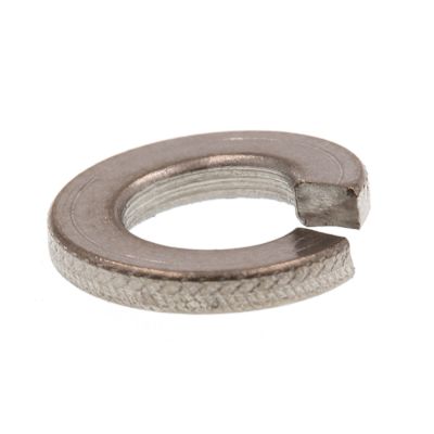 Generic Medium Split Lock Washers, 1/4 In, Grd 18-8 Ss, Package Of 25