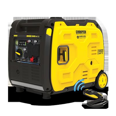 Champion Power Equipment 5500-W Wireless Remote Start Ready Portable,generator