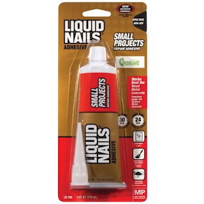 Liquid Nails 4 Oz Small Projects Construction Adhesive, Case Of 6