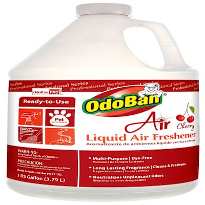 Odoban Air Freshener And Deodorizing Liquid, Cherry Scent, 1 Gallon