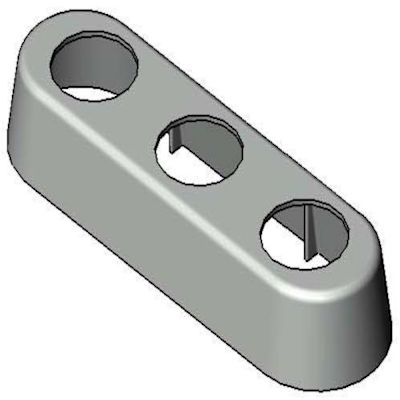 T&S Brass And Bronze Escutcheon For B-1110 Workboard Faucets 4"