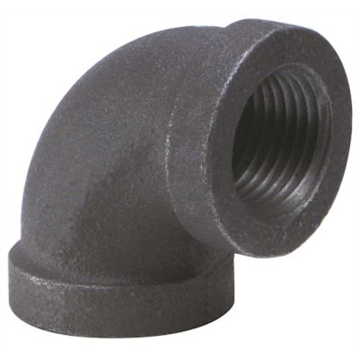 WARD MFG. BLACK MALLEABLE ELBOW 90 DEG 3/4 IN.