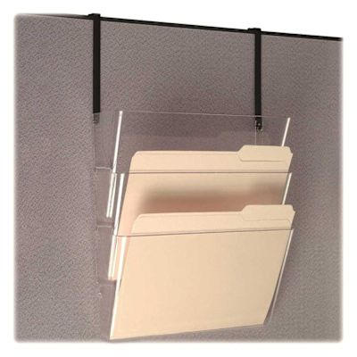 OIC 7 in. x 13 in. Space Saving Wall Filing System, Clear