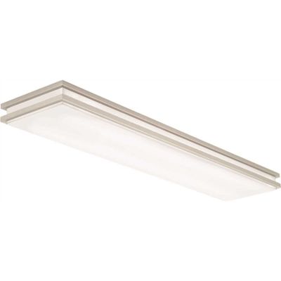 Lithonia Lighting Brushed Nickel Linear Saturn LED Flush Mount