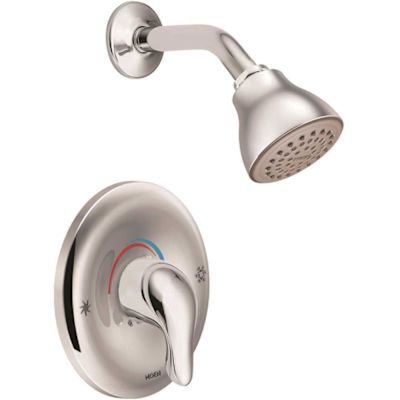 MOEN Chateau Bulk Packed Posi-Temp 1-Handle Shower Faucet Trim Kit in Chrome (Valve Not Included)