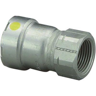 Viega MegaPressG 1 in. x 1 in. Carbon Steel FPT Adapter